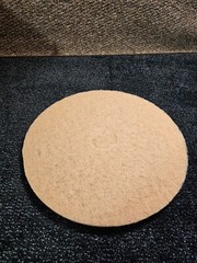 (QTY 5) Boardwalk BWK 4019ULT Ultra High-Speed Floor Pads, 19″ Dia, Champagne
