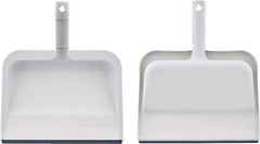 Superio Heavy Duty Clip-On Dustpan with Rubber Lip, 10″ wide Dustpan.