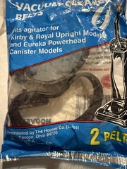 Hoover 40201089 Vacuum Replacement Belts Kirby, Royal Upright, 2/pk