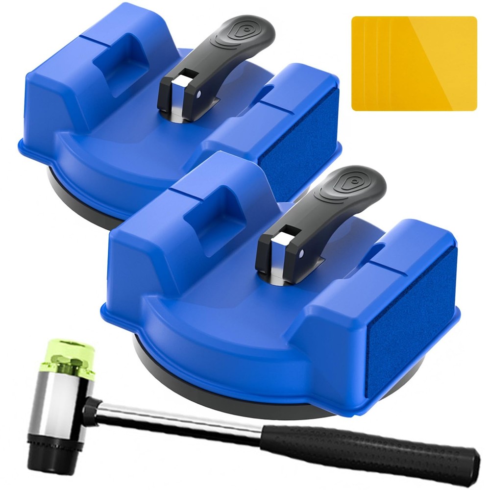 2PCS Floor Gap Fixer Tool, 2026 New Dual-Side 2pcs Kit, Blue