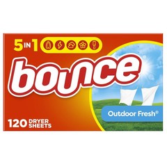 Bounce Fabric Softener Sheets, 120 Count (Pack of 1), Original Version