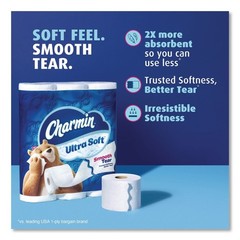Charmin 17579CT Ultra Soft 2-Ply Septic-Safe Bathroom Tissue – White (5/CT) New