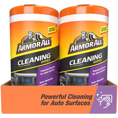 Armor All Car Cleaning Wipes , for Interior and 1 Count (Pack of 1)
