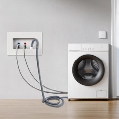 Elyfree Washing Machine Drain Hose, 6 Feet Universal Dishwasher 6 ft, Gray