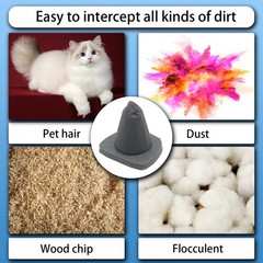 Filters Compatible with EUREKA NES100 Handheld Vacuum and Compatible with Black