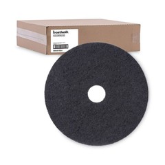 Boardwalk 4019BLA 19 in. Diameter Stripping Floor Pads – Black (5/Carton) New