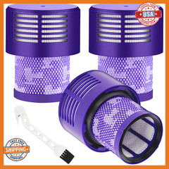 Dyson V10 Cyclone, Animal, Absolute, SV12 Vacuum Filter Replacement 3-Pack