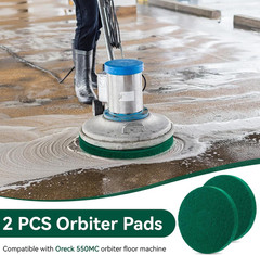 Cleaning Orbiter Pads 437.056 for Oreck 550MC Orbiter Floor Machine, 12 Inch