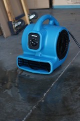 XPOWER P-80A,600 CFM,Low 1.2 Amp Mini Air Mover Carpet Dryer Floor Blower-Black