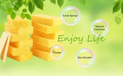 12-Count Kitchen Spons- pred Cellulose Spons