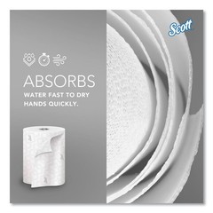 Scott 25703 1,150′ 1-Ply Paper Towel Rolls – Gray Core/White (6/CT) New
