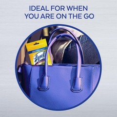 Lysol Disinfecting Wipes To Go Lemon & Lime Blossom Travel Size 15ct Pack of 6