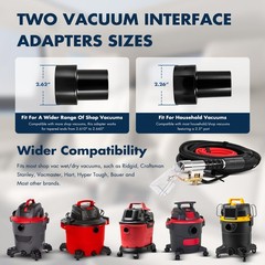 Shop Vac Extractor Kit ，Extractor Hose Kit Adapter,Vac Extractor Kit for Carp…
