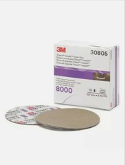 3M 30805 8000grit Polishing Pad,Foam,5″ Size,Pk15