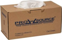 PRO SOURCE 0.63 mil Clear Trash Bags: 40″ W x 48″ H, 45 Gallon Size (80 Bags)