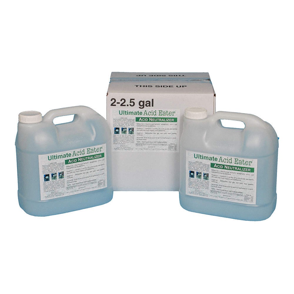 ULTIMATE ACID EATER 2001-025 Chemical Neutralizer,Acids,2.5 gal.,PK2 3TYK6