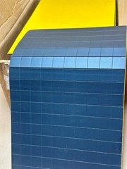9920x Count Lot .094″ x .75″ x .75″ Black PVC PSA Precut Adhesive Squares