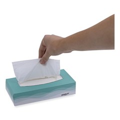 Windsoft 2360 100/Box, 30/Carton, 2-Ply Flat Pop-Up Box, Facial Tissue White New