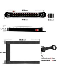 Sunpie Red Dome Light For Utv Sxs Interior Wireless Lighting Compatible Utv