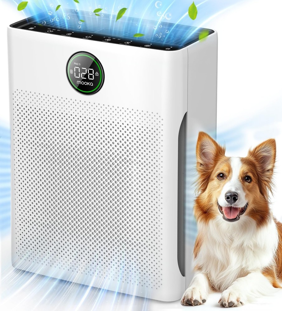 Air Purifiers for Home Large Room up to 2200sq.ft, MOOKA Air purifier for Hom…