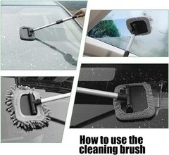 Car Windshield Cleaning Tool, Vehicle Window Cleaner with 3 Size: Rectangular