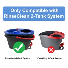 Mop Replace Head, 6 Pack Heads Replacements for Oceda RinseClean 6 pack