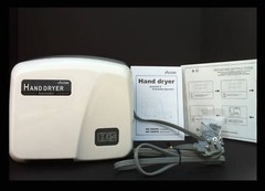 HK1800PA FastDry Automatic, Hand Dryer with FREE Wall-Plug, Surface Mounted