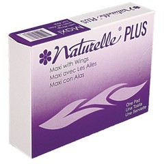 Impact 25189973 Naturelle Maxi Pads Plus – #4 w/ Wings (250/CT) New