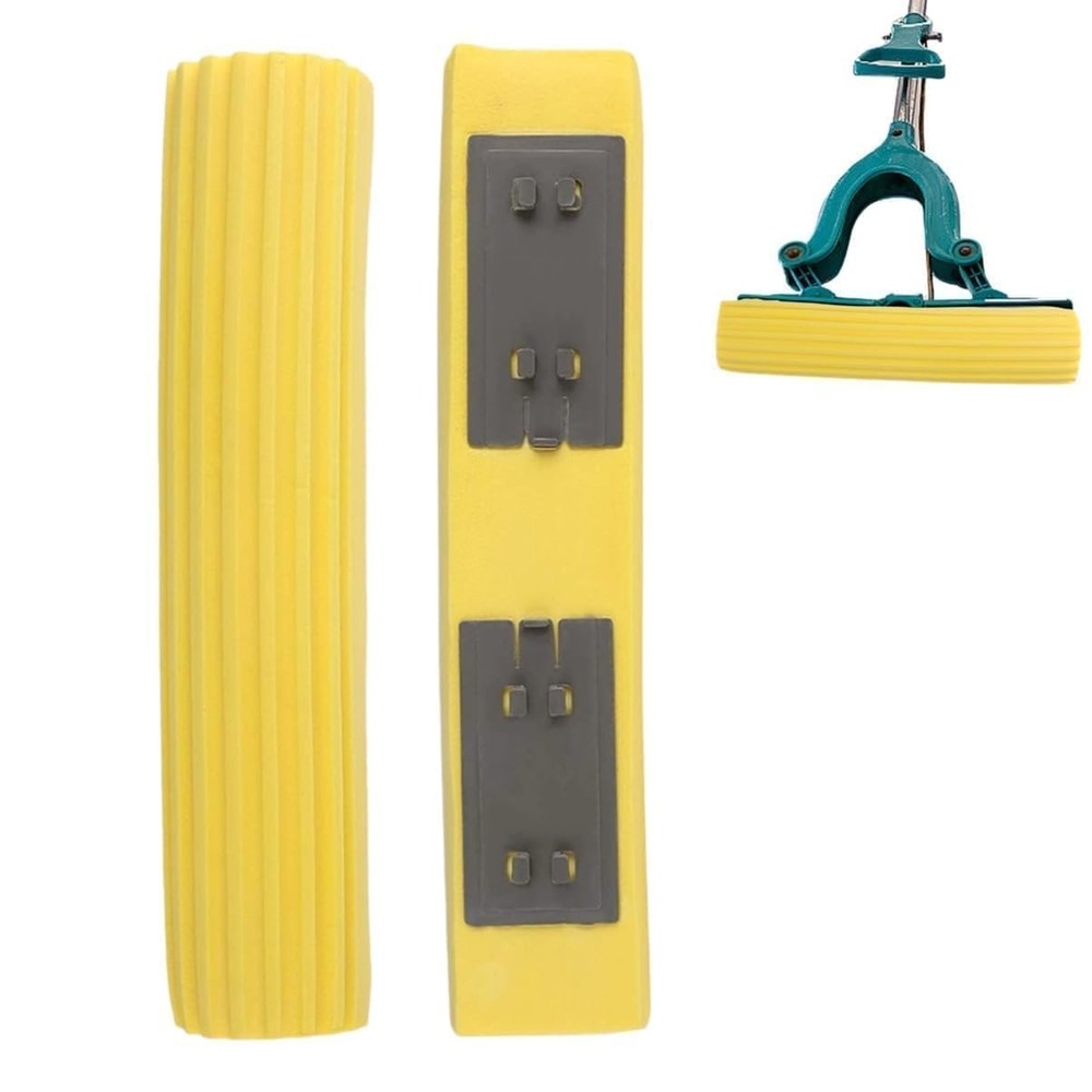 Sponge Mops for Floor 29 * 5.5 * 4.5cm / 11.4 * 2.16 * 1.77in, Yellow