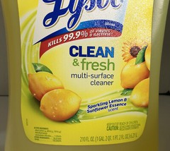 Lysol Clean & Fresh Multi Surface Cleaner Lemon Scent 1 210oz blt-SHIP SAME DAY