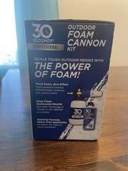 30 SECONDS Foam Cannon Kit – Pressure Washer Sprayer + 16 fl. oz Soap – Foaming￼