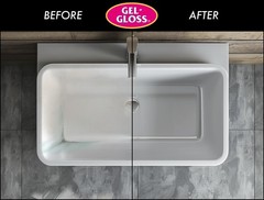 Gel-Gloss Home Kitchen & Bath Polish | Carnauba 16 Fl Oz (Pack of 1), White