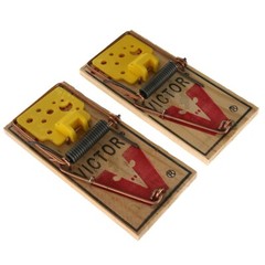 Victor M035 Easy Set Plastic Pedal Mouse Trap, 2-Pack