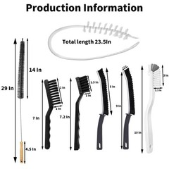 Washing Machine Crevice Cleaning Brush, 7 Pcs Supplies 7