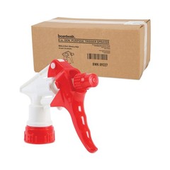 Boardwalk 9227 8″ Trigger Sprayer for 16 – 24 oz. Bottles – RD/WHT (24/CT) New