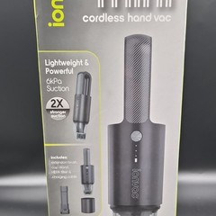 ionvac Cordless Handheld Vacuum HEPA Filter Extension Brush Cap Stand