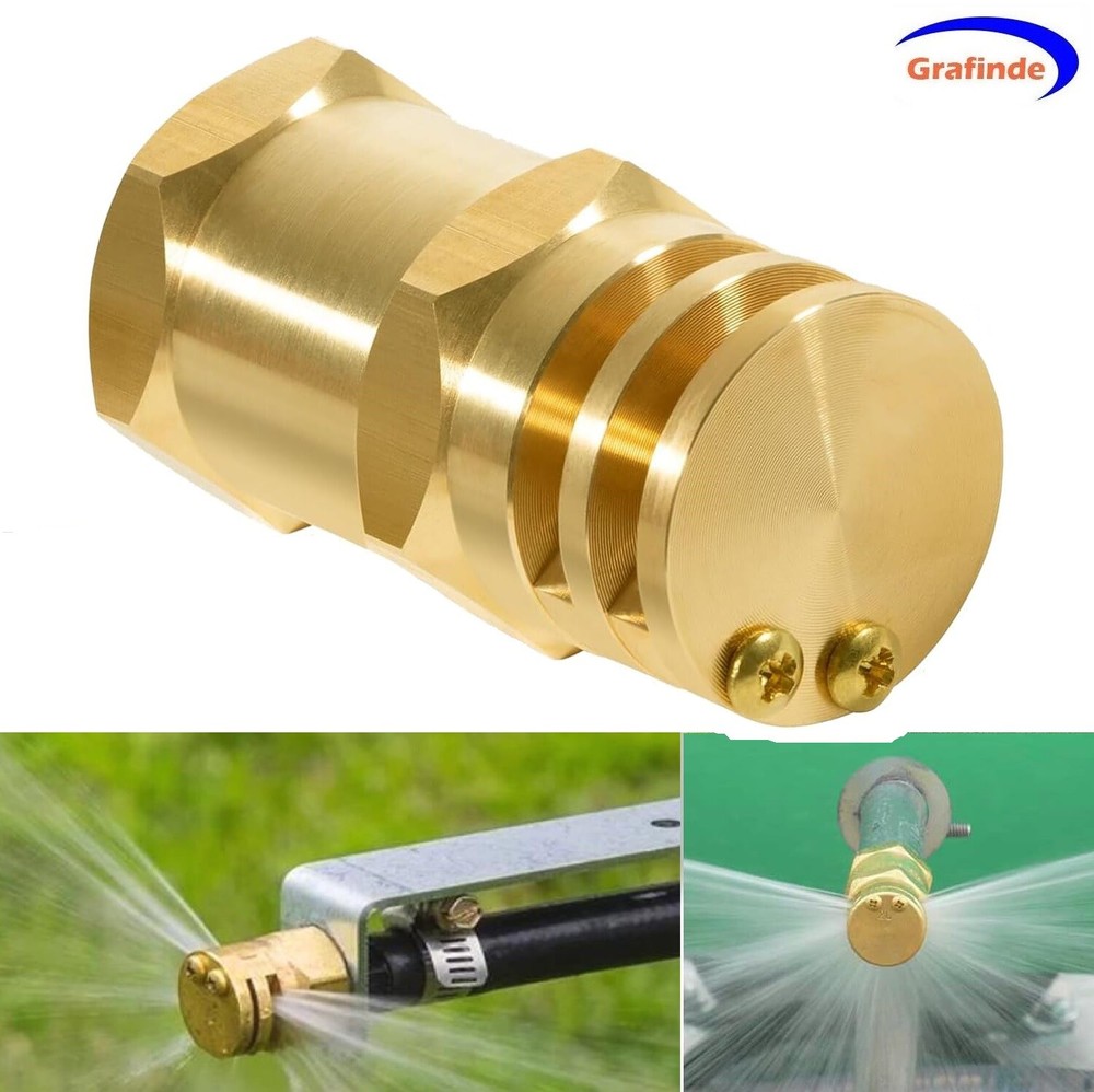 Boomless Spray Nozzle, 1/2″ FPT #10 Orifices (90° & 180° Caps) 4.2 GPM @ 40 PSI