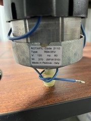 Original Nilfisk Advance Carpetwin 16xp Brush motor 120V 323801 172-6260 2110