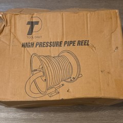 Pressure Washer Hose Reel 300 ft. 3/8 in Hand Crank 4000 PSI
