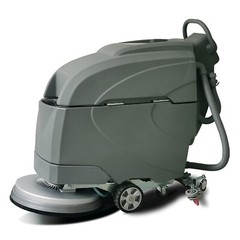 Walk Behind Floor Scrubber Machine 19″Brush w/100AH Batteries 14.5 gal Tank