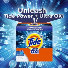 Tide Ultra OXI Powder Laundry Detergent 114 Ounce (Pack of 1)