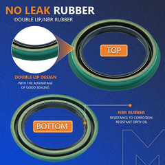 6PCS Front Wheel Bearing & Seal Kit Assembly Fit for Chevrolet 1971-1980 1981 19