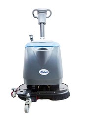Walk Behind 9+9″Brush Floor Cleaning Machine Portable Upgrade Scrubber EM-255 BL