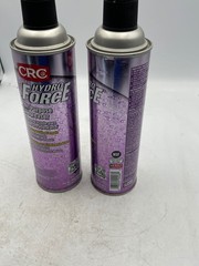 CRC HydroForce All Purpose Degreaser 18oz Aerosol Can Lot of 2 NSF Industrial
