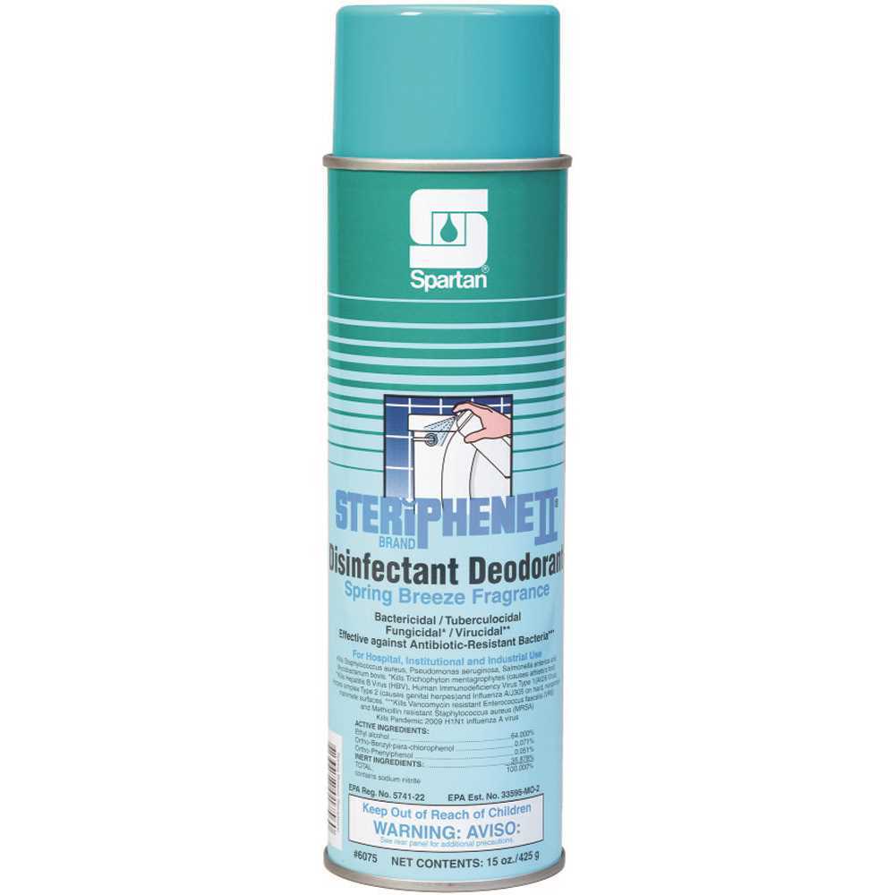 Brand 15oz. Aerosol Can Spring Breeze Scent Disinfectant Deodorant Clear