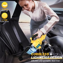 Rueqior Cordless Vacuum Compatible Dewalt 20V Battery 5 In 1 Handheld Electric