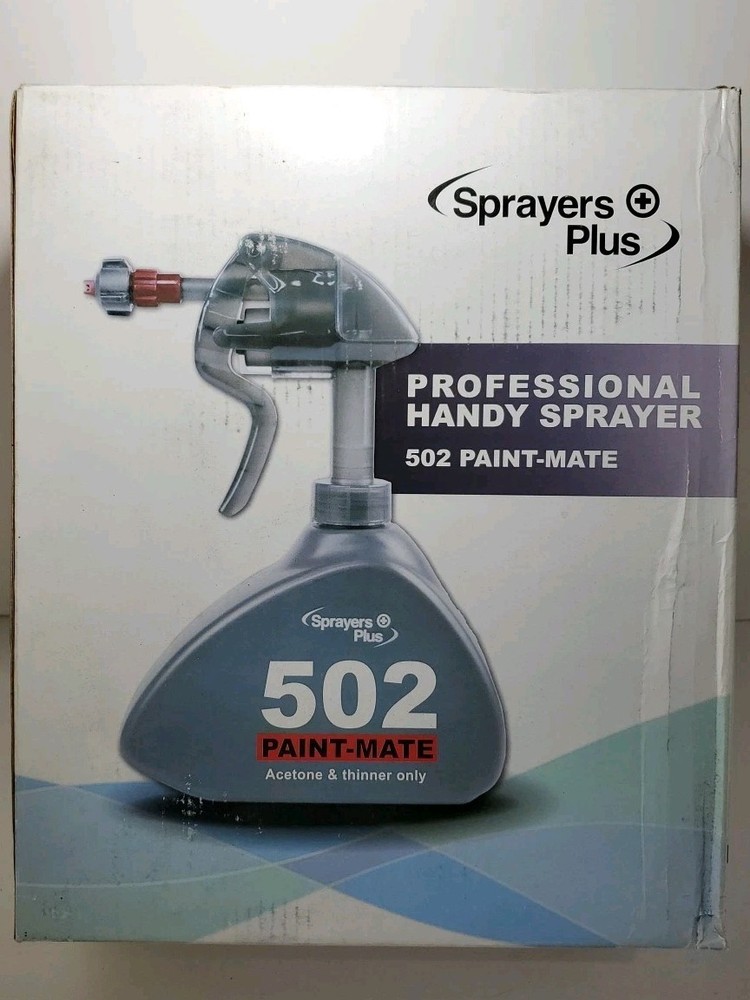 Sprayers Plus Professional Handy Sprayer 502 Paint-Mate acetone & thinner NOS