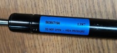 (New? See desc) Advance 56384719 GAS SPRING-140LB(fit Nilfisk, Clark, Viper)