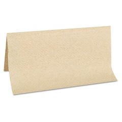 GEN 1507 9 in. x 9.45 in. Singlefold Paper Towels – Natural (4000/Carton) New