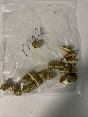 Lot 20 Male Hose Adapters 3/4″ Brass 3M Twist n Fill Fitting New